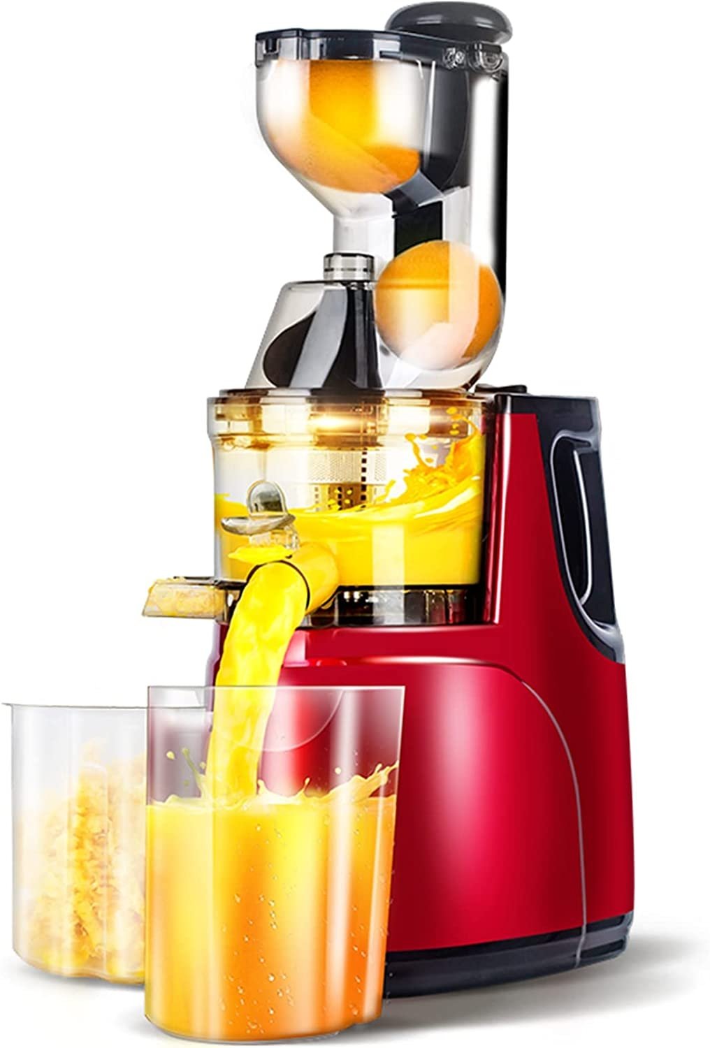 Electric Whole Fruit Juicer Machine with 3.5 in Wide Chute for Apples Carrots Celery – Automatic Pulp Separator for Fresh Vegetable Juice