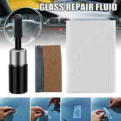Windshield Chip Repair Kit – DIY Glass Crack Filler Resin for Cars, Trucks & SUVs – Stops Spread of Bulls-Eye & Star Breaks