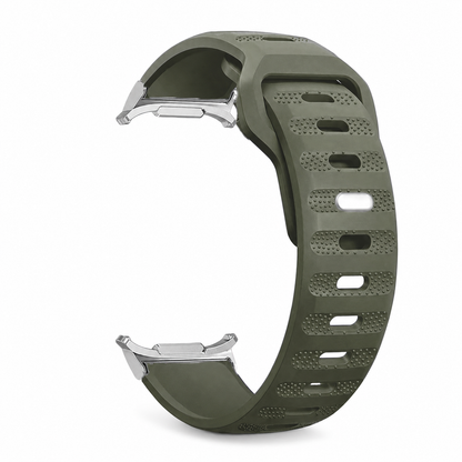 Flexible Silicone Sport Watch Band for Samsung Galaxy Watches – Vented Athletic Design with 13 Colors for 40mm 44mm 46mm 47mm