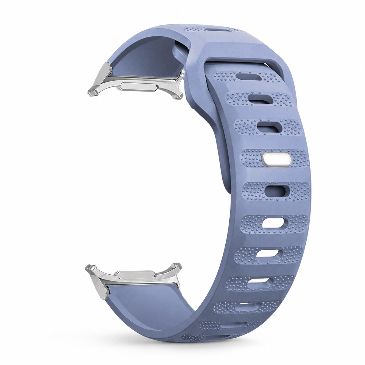 Flexible Silicone Sport Watch Band for Samsung Galaxy Watches – Vented Athletic Design with 13 Colors for 40mm 44mm 46mm 47mm