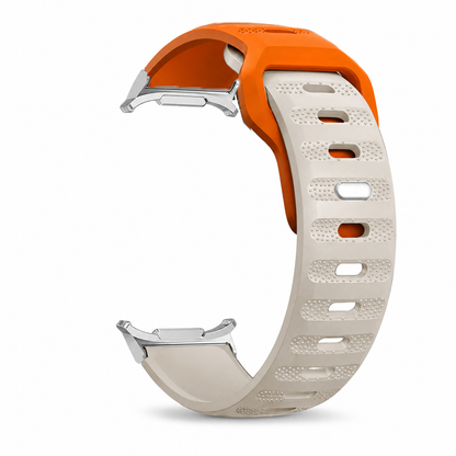 Flexible Silicone Sport Watch Band for Samsung Galaxy Watches – Vented Athletic Design with 13 Colors for 40mm 44mm 46mm 47mm