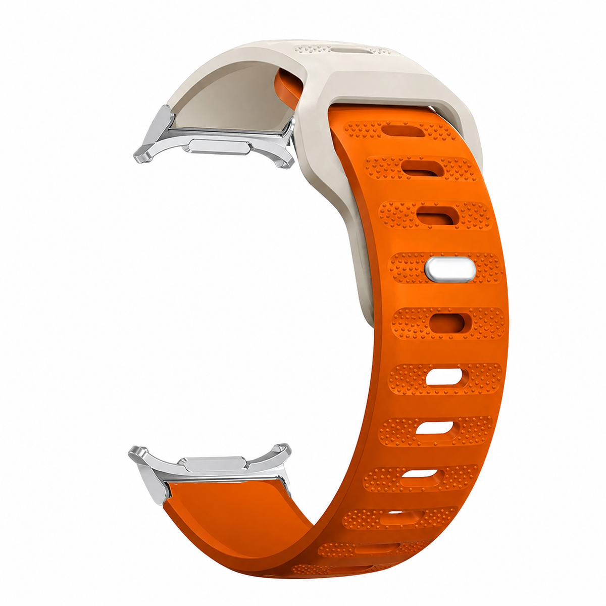 Flexible Silicone Sport Watch Band for Samsung Galaxy Watches – Vented Athletic Design with 13 Colors for 40mm 44mm 46mm 47mm