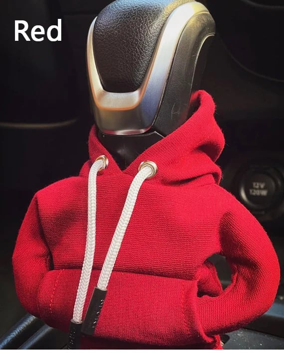 Mini Hoodie Gear Shift Cover – Playful Car Interior Accessory for Manual & Automatic Vehicles