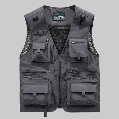POCKETNEST – Casual Outdoor Vest with Secure Zipper Pockets