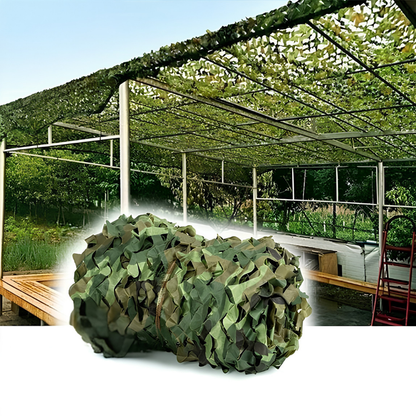 Outdoor Camouflage Netting for Camping, Hunting Blinds & Garden Shade Cover | Lightweight Nylon Camo Net