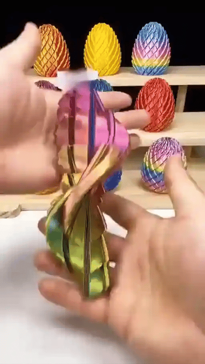 Fidget Toy Articulated Dragon Egg Pocket-Sized & Quiet