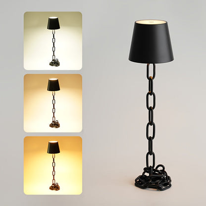 Rechargeable LED Desk Lamp with Touch Control, USB-C Chain Link Design for Bedside, Office, Living Room