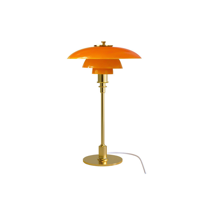 Glass Desk Lamp with Adjustable Light Temperature 19 inches Tall for Home Office Bedside Reading Study Room Work Surface Illumination Nights