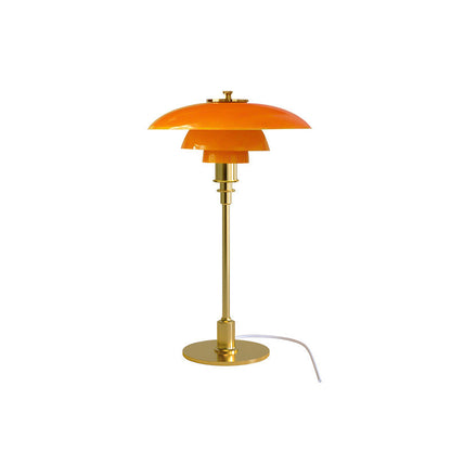 Glass Desk Lamp with Adjustable Light Temperature 19 inches Tall for Home Office Bedside Reading Study Room Work Surface Illumination Nights
