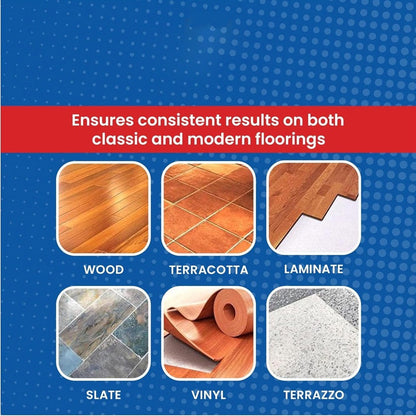 Floor Polish & Restorer Liquid – Revives Shine on Hardwood, Tile & Laminate – Hides Scratches & Renews Color for Living Rooms, Kitchens, Hal