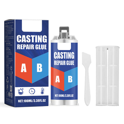 Heavy-Duty Metal Repair Epoxy Putty High-Temperature Resistant Two-Part Steel Adhesive for Automotive Industrial Cast Iron Aluminum DIY Proj