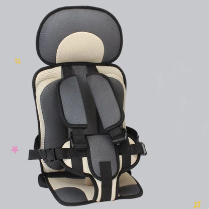Adjustable Child Car Seat with 5-Point Harness for Infants, Toddlers & Kids | Breathable Cushion, Side-Impact Protection &