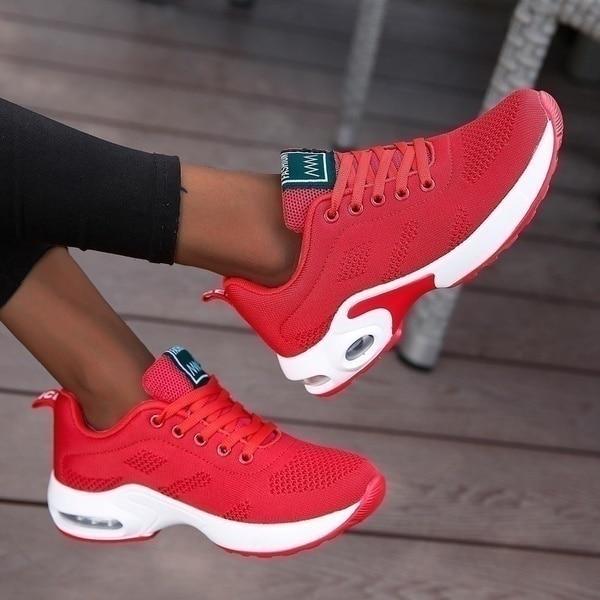 Cushioned Walking Sneakers with Gel Sole for Foot & Back Support – Lightweight Breathable Shoes for Women & Men
