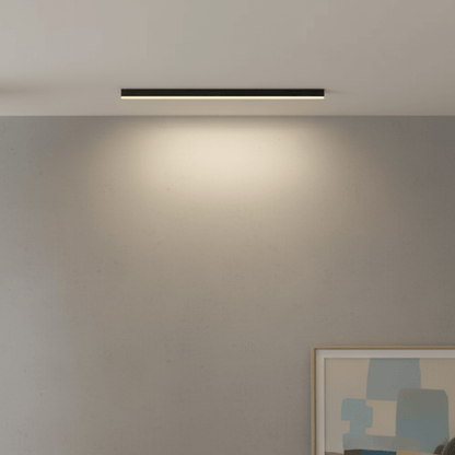LED Flush Mount Fixture 24 Inch Aluminum Contemporary Overhead Light for Kitchen Dining Room Hallway Office Bedroom Energy-Saving Integrated