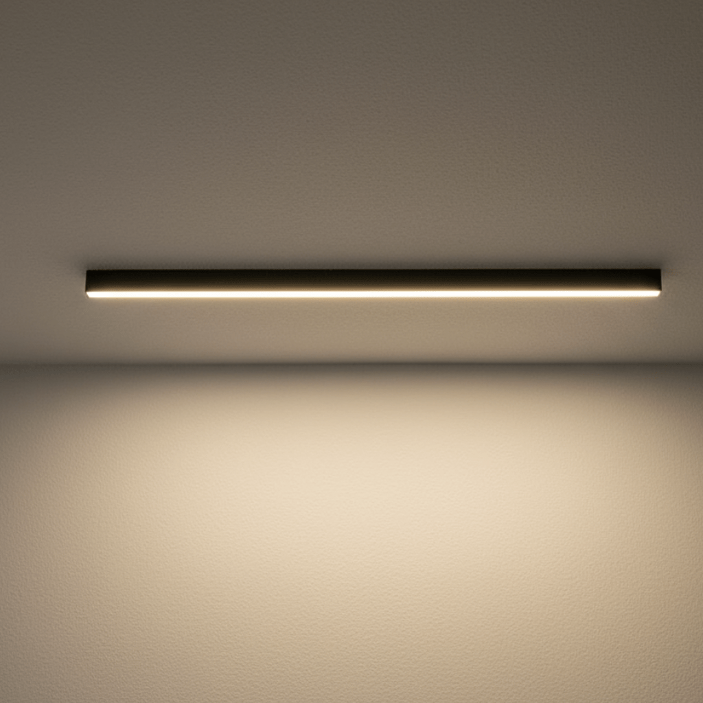 LED Flush Mount Fixture 24 Inch Aluminum Contemporary Overhead Light for Kitchen Dining Room Hallway Office Bedroom Energy-Saving Integrated