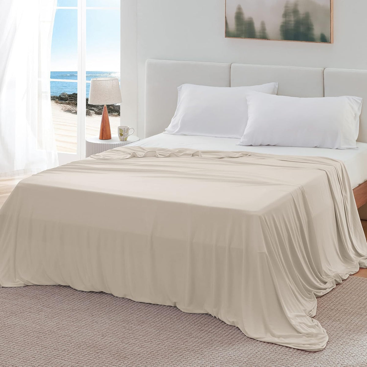 Cozy Comfort | Summer Cooling Blanket for Hot Sleepers with Bamboo Rayon | Lightweight Throw for Travel and Outdoor Use