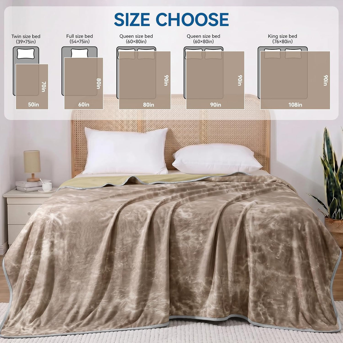 Cozy Nights | Cooling Throw Blanket for Hot Sleepers with Arc-Chill Technology | Lightweight & Breathable Summer Comfort