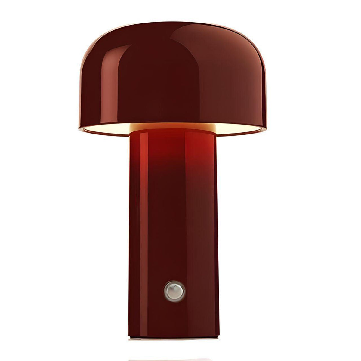 Cordless LED Mushroom Lamp – Rechargeable Ambient Desk Light with Dome Shade for Bedroom, Living Room & Dining