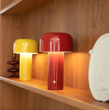Portable LED Mushroom Desk Lamp | Cordless Soft Lighting