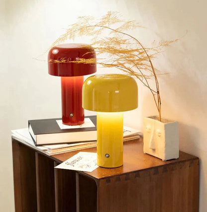 Portable LED Mushroom Desk Lamp | Cordless Soft Lighting
