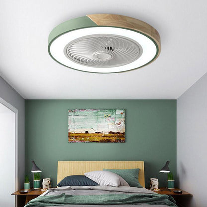 Modern Ceiling Fan with Lights | Bladeless Design & Remote Control for Stylish Comfort