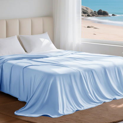 Cool Comfort | Queen Size Cooling Blanket with Q-Max >0.4 Fabric | Lightweight Summer Blanket for Hot Sleepers