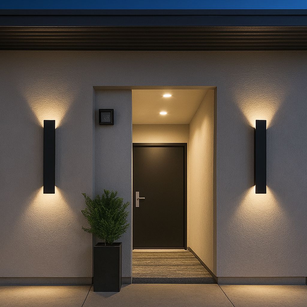 Outdoor LED Wall Sconce Aluminum Waterproof Fixture for Garden Patio Entryway Exterior House Lighting 6W 18W 24W