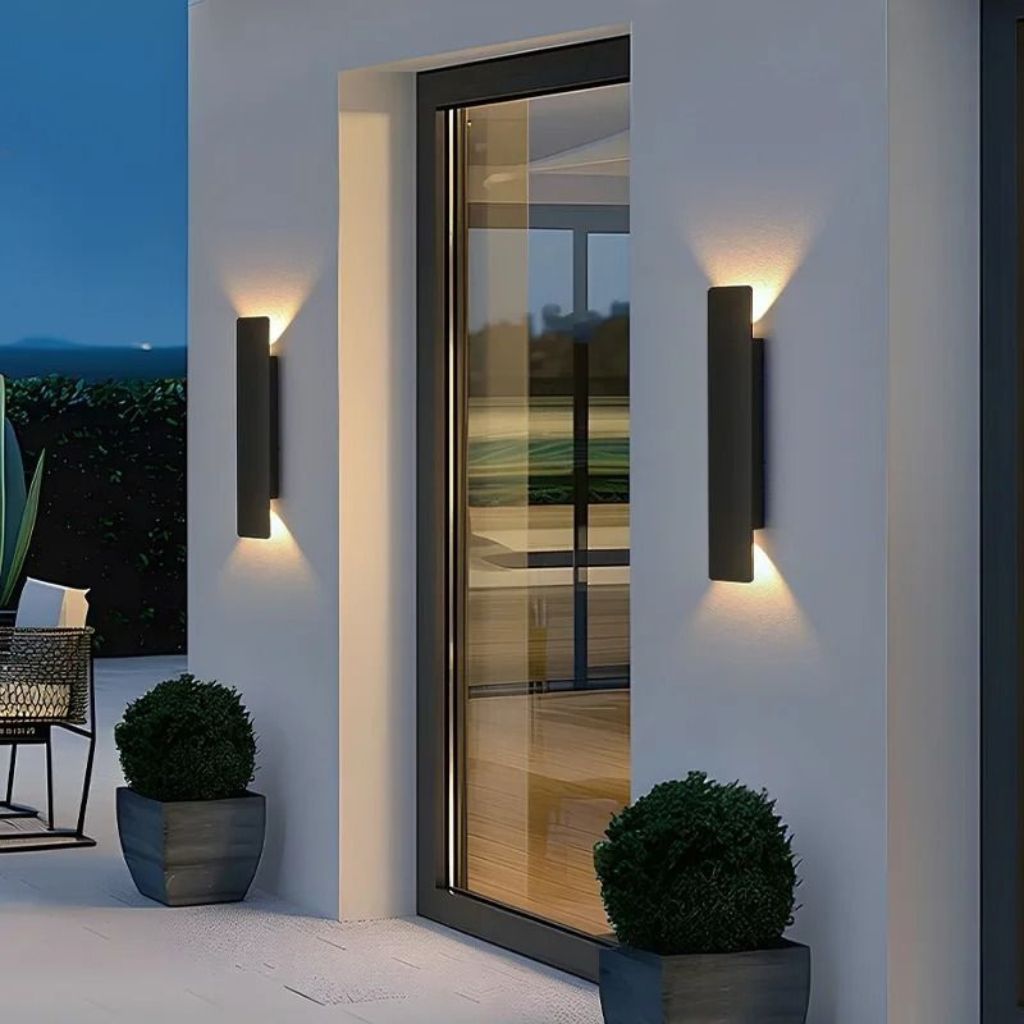 Outdoor LED Wall Sconce Aluminum Waterproof Fixture for Garden Patio Entryway Exterior House Lighting 6W 18W 24W