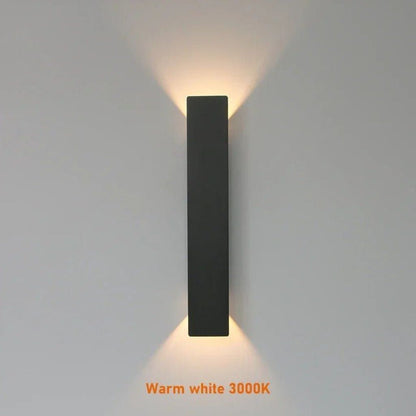 Outdoor LED Wall Sconce Aluminum Waterproof Fixture for Garden Patio Entryway Exterior House Lighting 6W 18W 24W