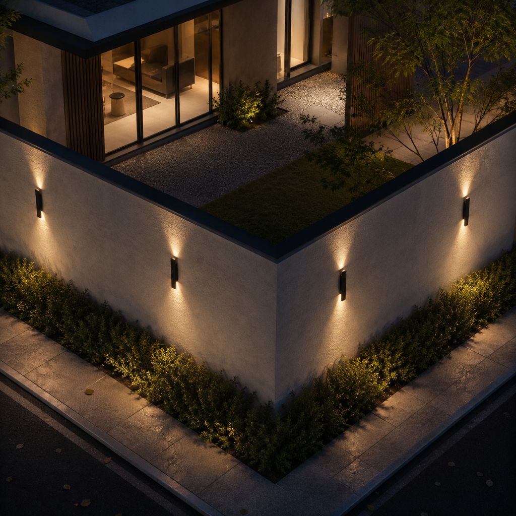 Outdoor LED Wall Sconce Aluminum Waterproof Fixture for Garden Patio Entryway Exterior House Lighting 6W 18W 24W