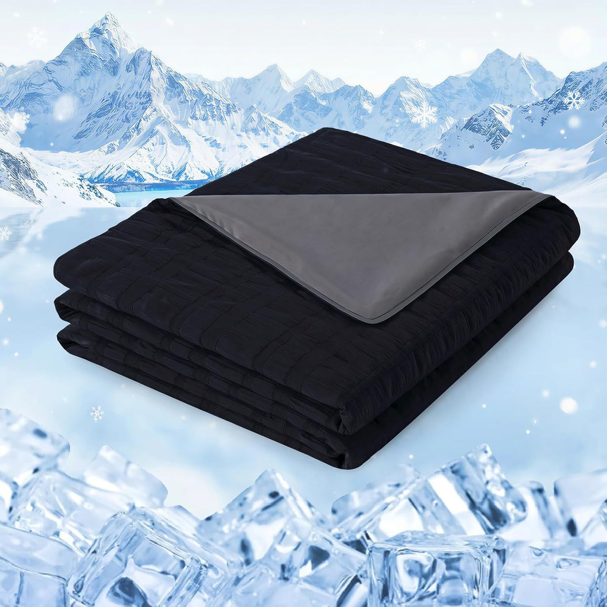 Cozy Comfort | Cooling Blanket with Double-Sided Design | Lightweight & Breathable for Hot Sleepers