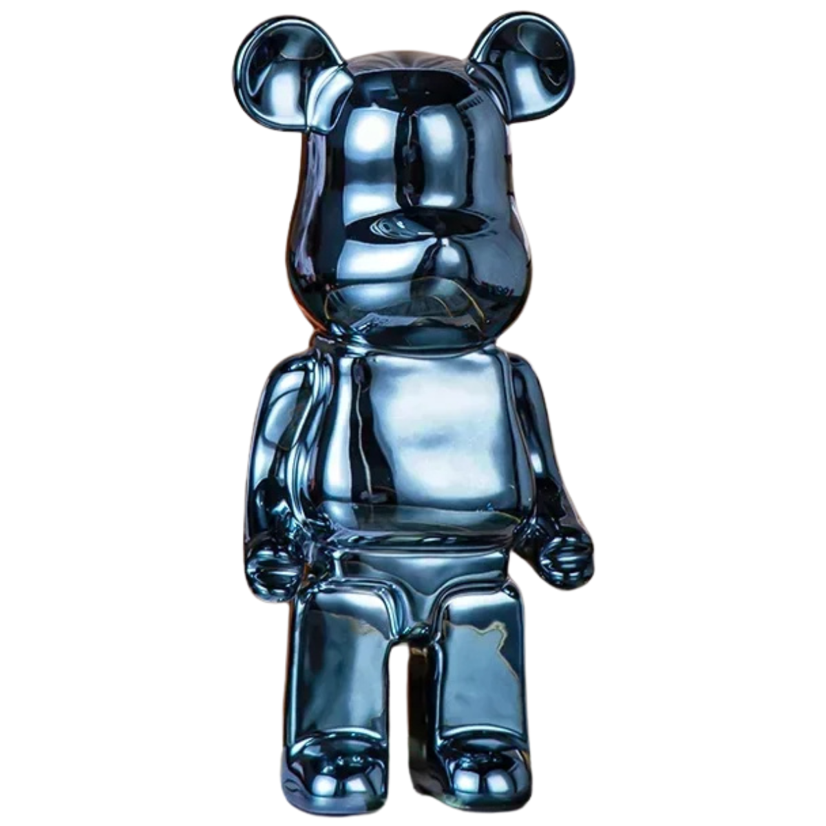 Abstract Bear Figurine Resin Sculpture Modern Home Decor Statue Art Piece for Shelves Desk Office Living Room Colorful Animal Accent Gift