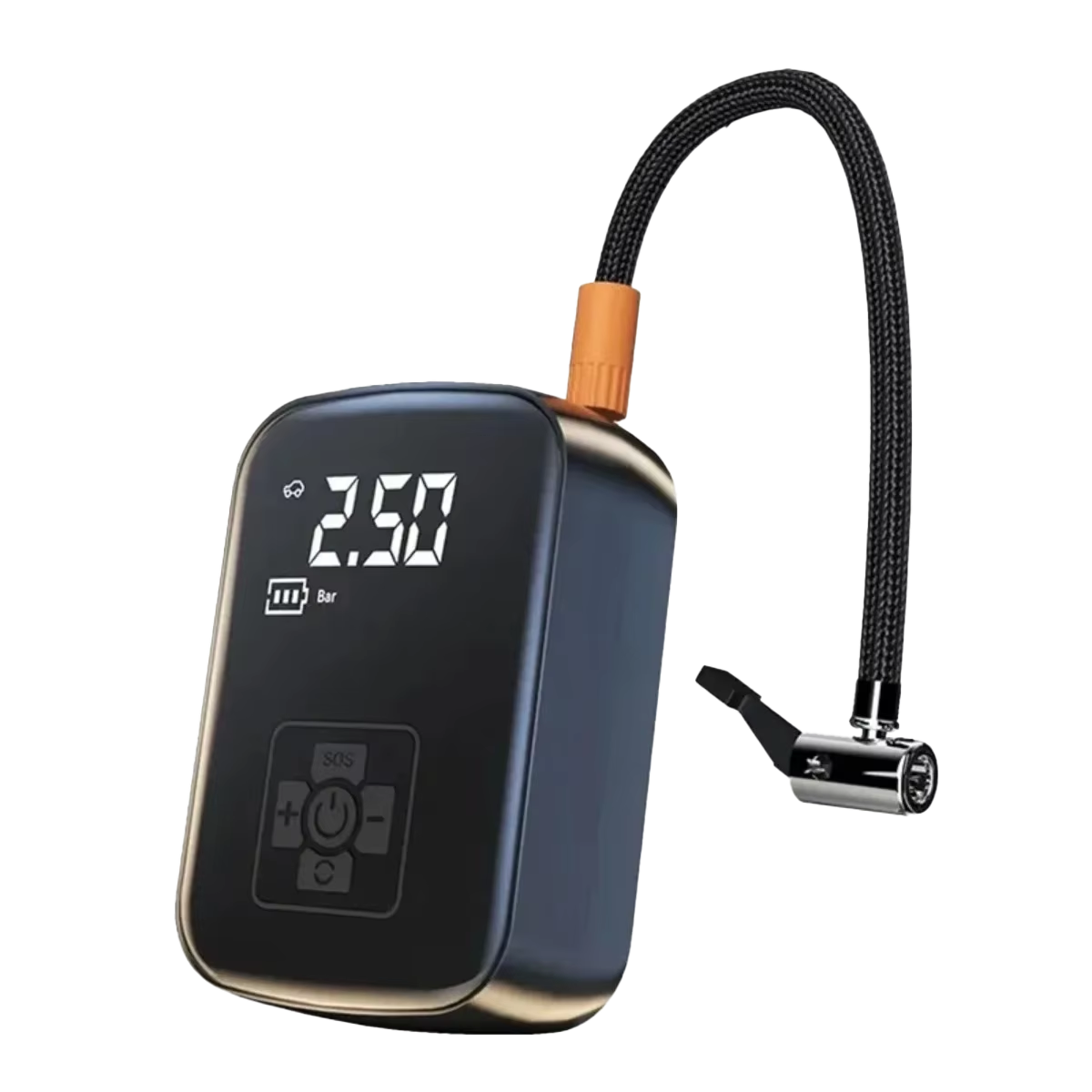 Portable Electric Tire Inflator with Auto Shutoff & Digital Gauge for Car, Bike, Ball – Compact Rechargeable Air Pump 150 PSI LED Light