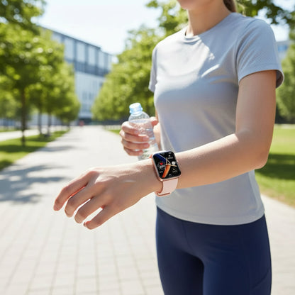 Smart Watch with Blood Pressure and Blood Sugar Reading, Fitness Tracker Smartwatch with Bluetooth Calling for Wellness