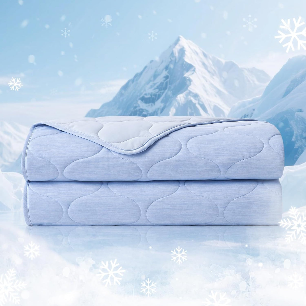 Ortekor Cozy | Cooling Dual-Sided Blanket for Hot Sleepers with Soft Breathable Fabric | Lightweight Throw for Comfortable Sleep