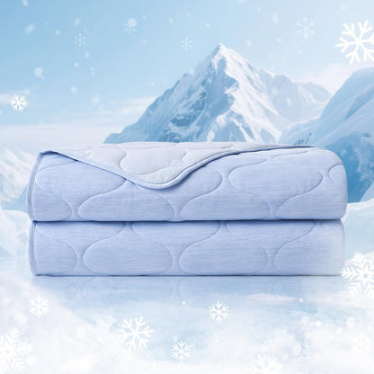 Ortekor Cozy | Cooling Dual-Sided Blanket for Hot Sleepers with Soft Breathable Fabric | Lightweight Throw for Comfortable Sleep