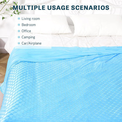 Chill Comfort | Cooling Summer Blanket with Double-Sided Cold Effect | Breathable & Lightweight for Hot Sleepers