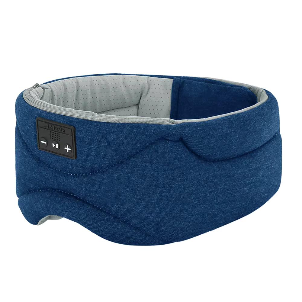 ComfortZone | Bluetooth Sleep Eye Mask with 100% Light Block & Soft Speakers | Perfect for Side Sleepers