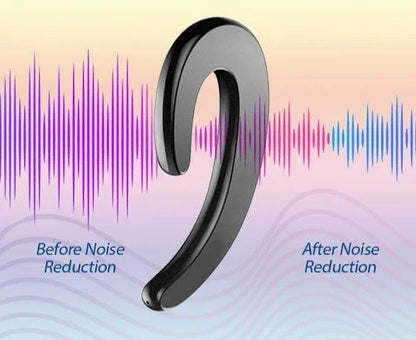 Bone Conduction Headphones with Open-Ear Hook Design for Running & Cycling