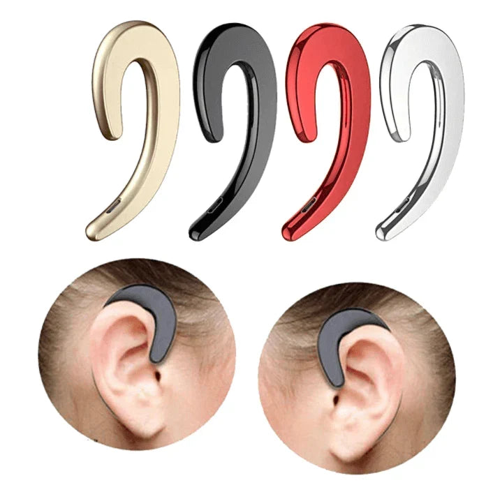 Bone Conduction Headphones with Open-Ear Hook Design for Running & Cycling