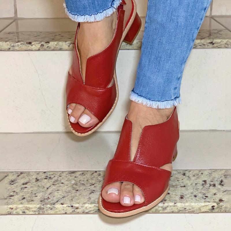 Women's Block Heel Open Toe Sandals for Work & Special Occasions Cushioned Footbed Stable Heel Dressy Evening Shoe
