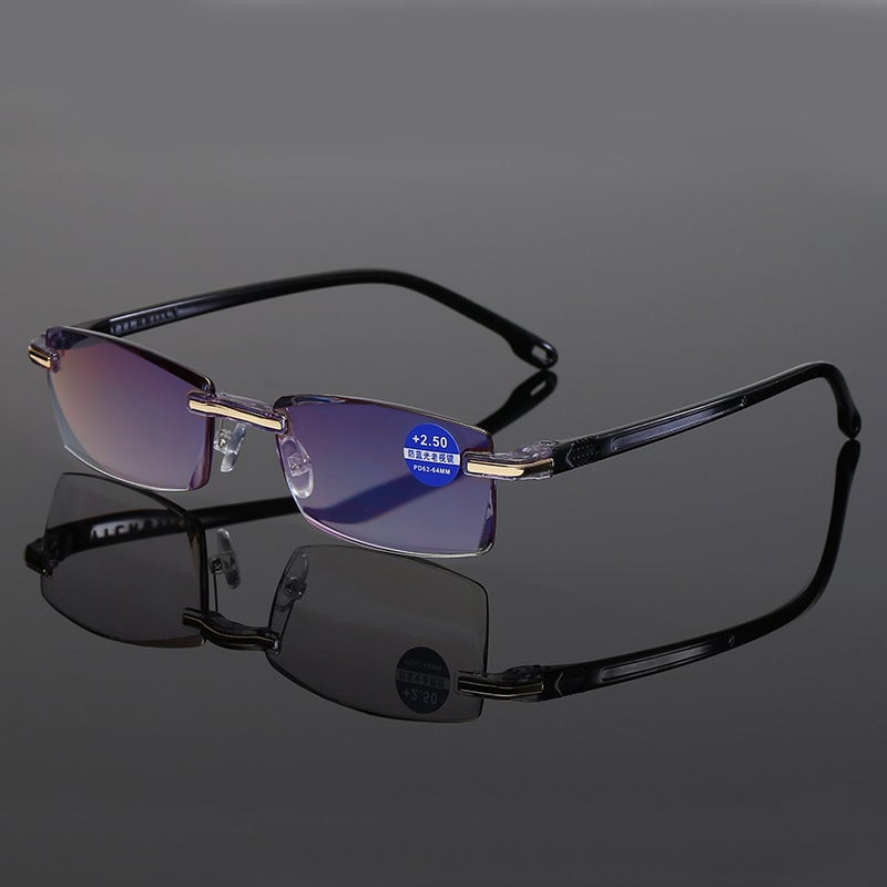 Progressive No-Line Reading Glasses with Blue Light Filter – Computer Readers for Men & Women