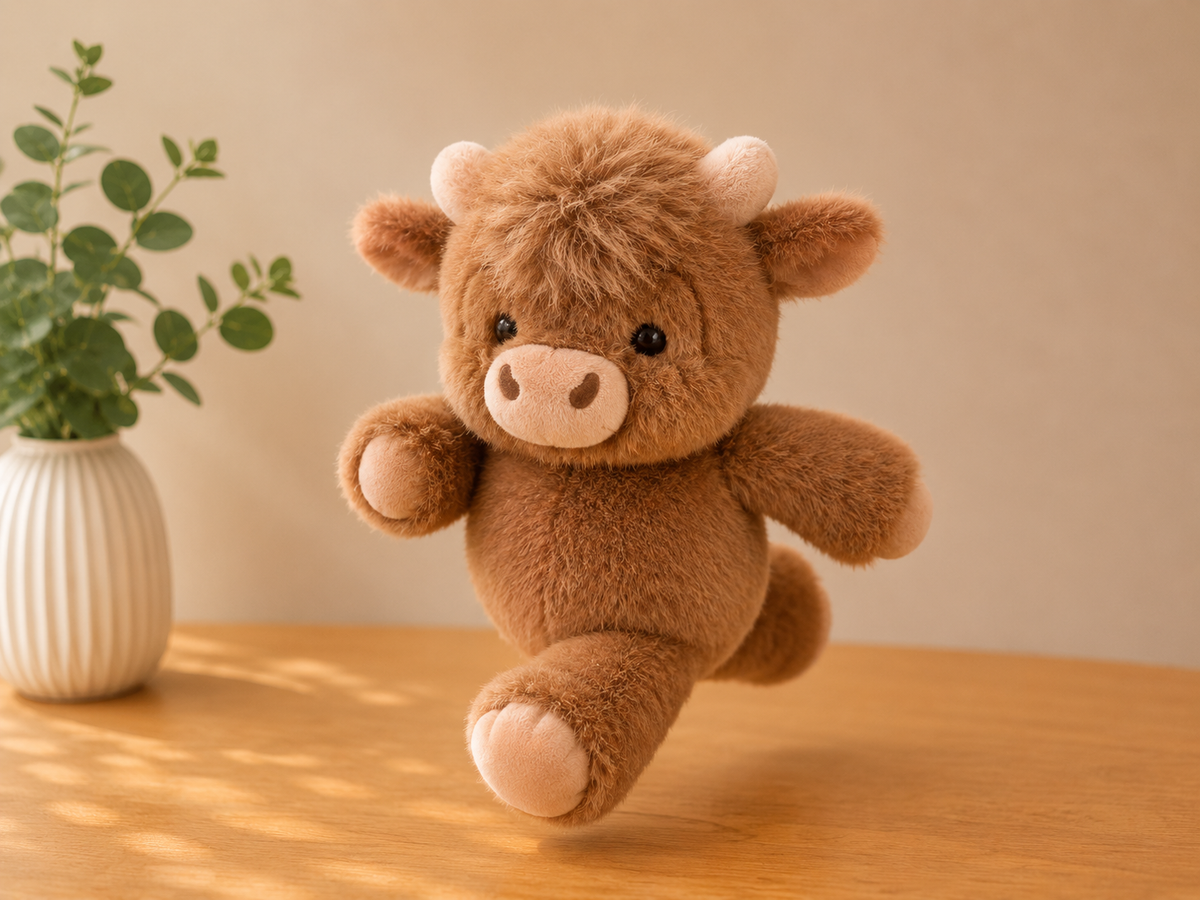 SnuggleMoo™ – Cozy Highland Plush