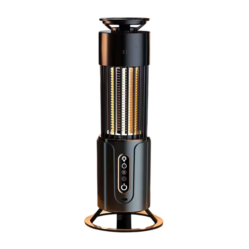 Indoor UV Electric Mosquito Zapper Trap with Night Light for Bedroom & Living Room Coverage