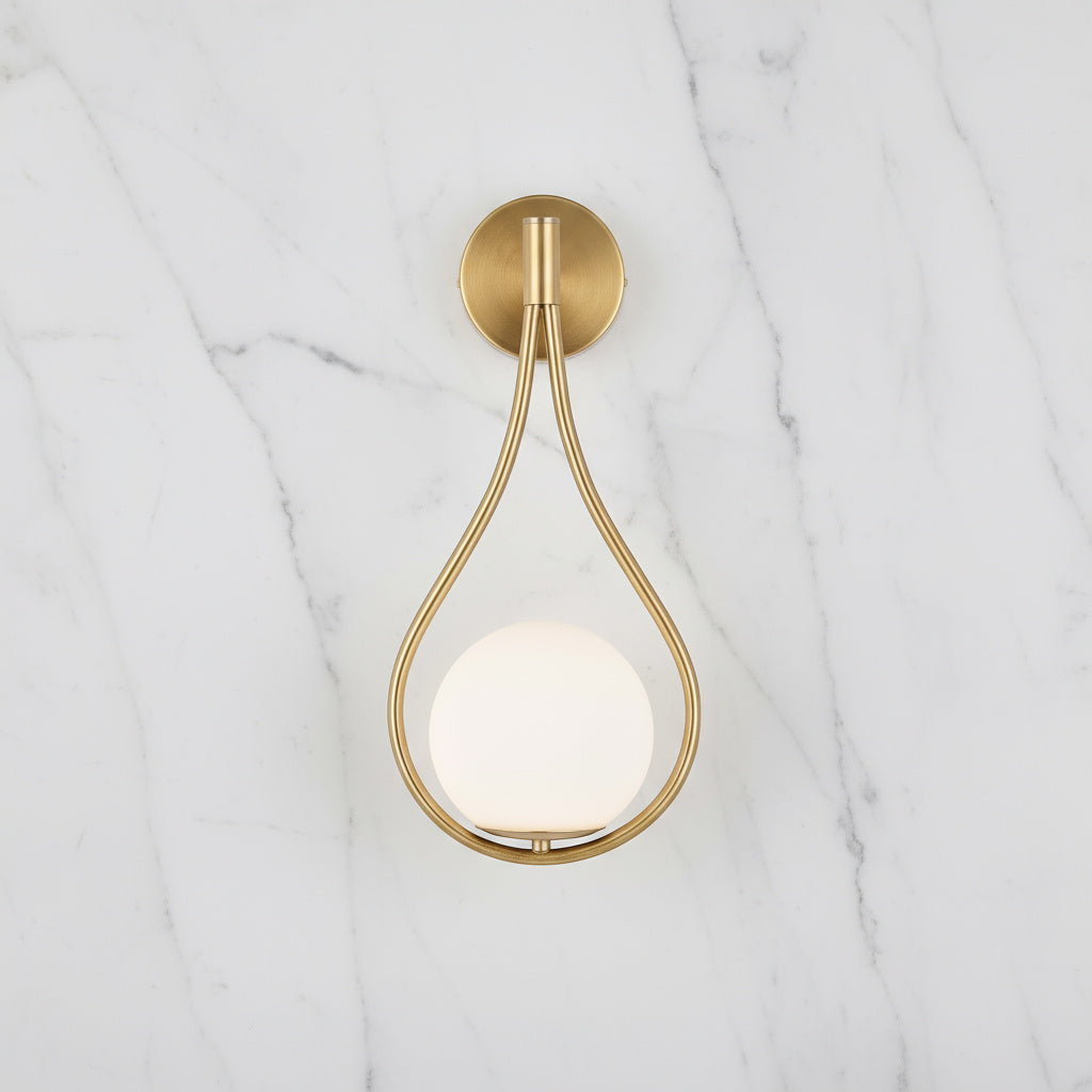 Metal Wall Sconce Minimalist Lamp Gold Black Silver Finish Hardwired Fixture Bedroom Hallway Living Room Dining Room Sconce