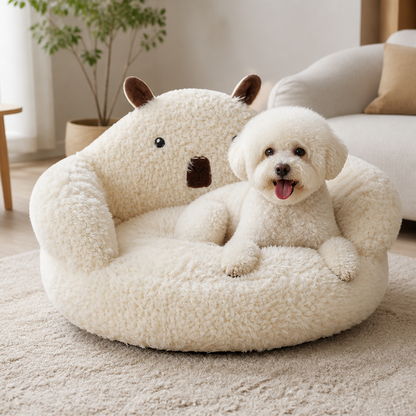 Ortekor Alpaca Plush High-Rebound Pet Bed