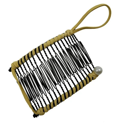 Banana Clip Tangle-Free Elastic Band & Rounded Teeth