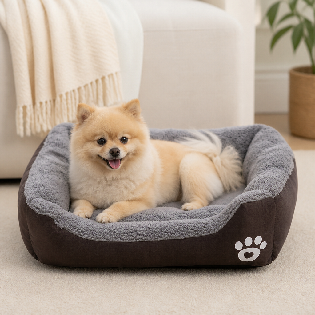 Ortekor Warm Plush & Washable Dog Bed
