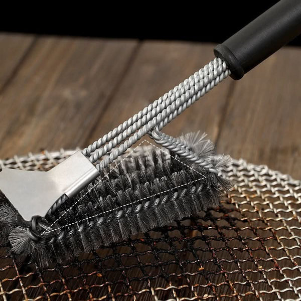 FIRECLEAN – Heavy-Duty Grill Brush Set Outdoor Cooking Tool