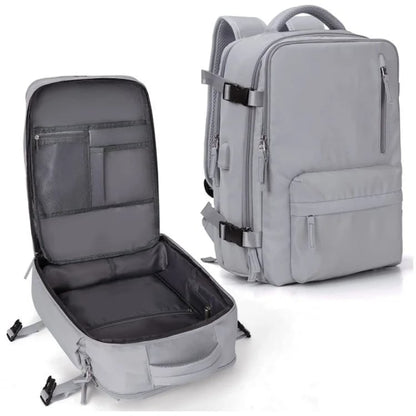 Women's Oxford Daypack with Multi-Compartment Organization for Travel, Commuting & Campus